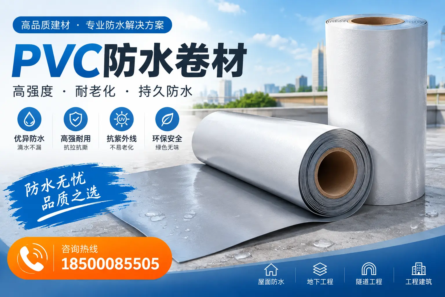 PVC防水卷材的使用寿命与维护周期，适合平凉业主参考